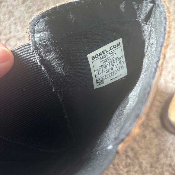 Excellent Condition Sorel Emelie Mid Calf Waterproof Leather Boots - Picture 7 of 8